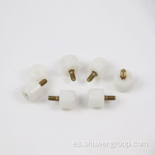 Tornillos amarillos de zinc sems con nylon66 para aviones